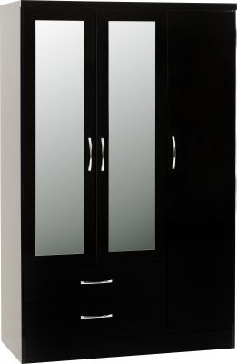 Nevada Black Gloss Bedroom Furniture