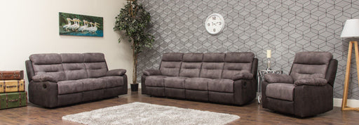 Dillon Modular Reclining Suite 3 Seater + 2 Seater (Charcoal)