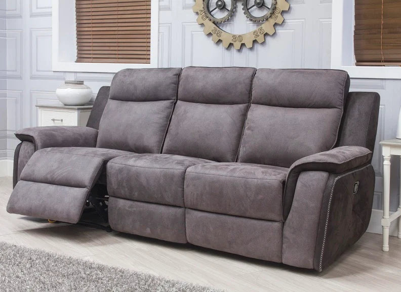 Benetti Grey/Charcoal Modular Reclining Suite