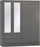 Nevada 3D Effect Grey Coloured Bedroom Set