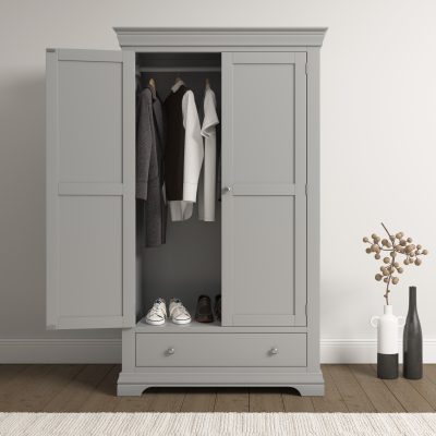 Bordeaux Pebble Grey Bedroom Furniture