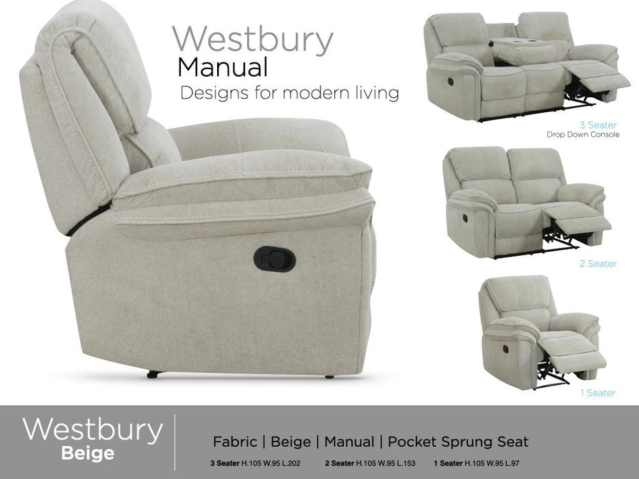 Westbury Manual Reclining Suite