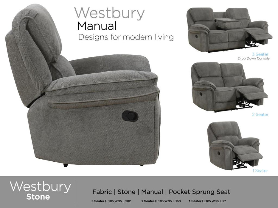 Westbury Manual Reclining Suite